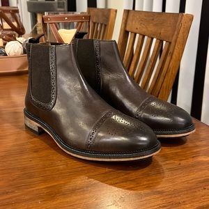 Steve Madden Black Leather Boots